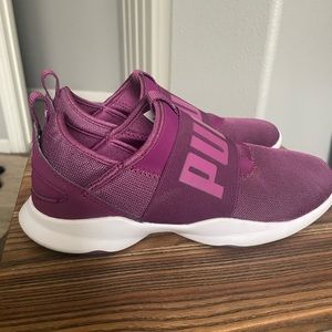 Plum Puma Shoes. Size 8